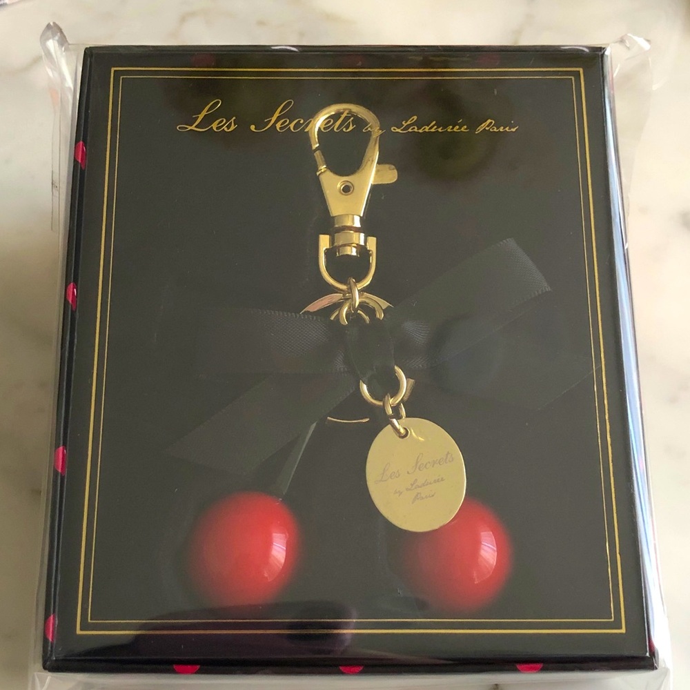 Laduree Paris Les Secrets Cherry purse charm